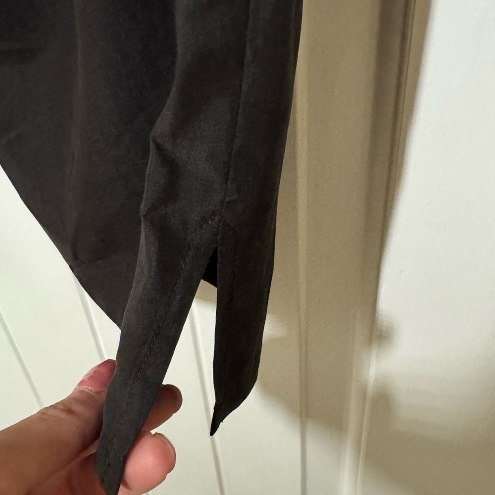 Eileen Fisher - Black Tencel Lyocell Blend Comfy Lounge Cropped Pants - Picture 5 of 8